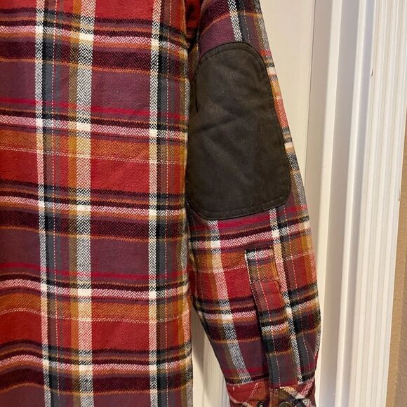 Legendary Whitetails Men’s Sherpa Flannel Hooded Autumn Colors Jacket M - Picture 11 of 16